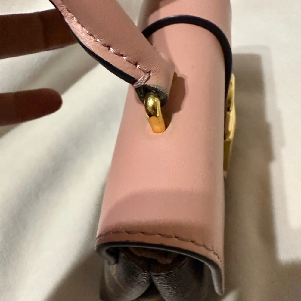 Louis Vuitton Pink and Brown Mini Bag - Picture 4 of 14
